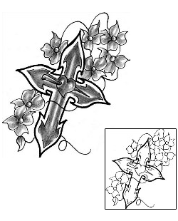 Cross Tattoo Religious & Spiritual tattoo | LFF-00585