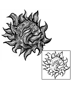 Sun Tattoo Astronomy tattoo | LFF-00633