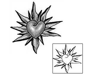 Sun Tattoo For Women tattoo | LFF-00643