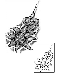 Sun Tattoo Astronomy tattoo | LFF-00647