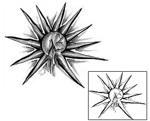 Sun Tattoo Astronomy tattoo | LFF-00648