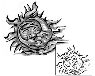 Sun Tattoo Astronomy tattoo | LFF-00649