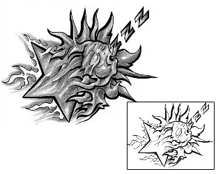Sun Tattoo Astronomy tattoo | LFF-00653