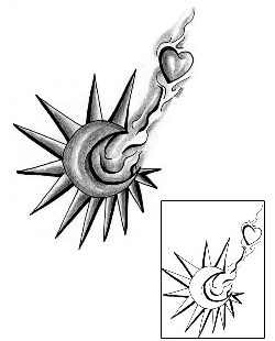 Sun Tattoo For Women tattoo | LFF-00654