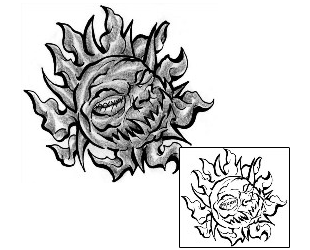Sun Tattoo Astronomy tattoo | LFF-00657