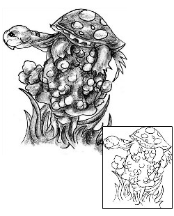 Mushroom Tattoo Miscellaneous tattoo | LFF-00724