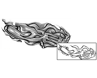 Fire – Flames Tattoo For Women tattoo | LFF-00745