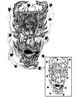 Devil - Demon Tattoo Glennda Fairy Tattoo