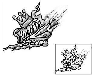 Crown Tattoo Miscellaneous tattoo | LFF-00852