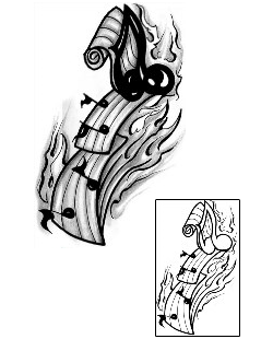 Music Tattoo Miscellaneous tattoo | LFF-00906