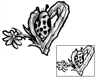 Ladybug Tattoo For Women tattoo | LFF-00914