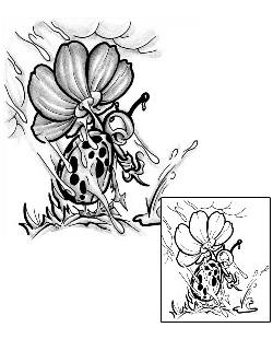 Ladybug Tattoo Insects tattoo | LFF-00934