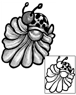 Ladybug Tattoo Insects tattoo | LFF-00938