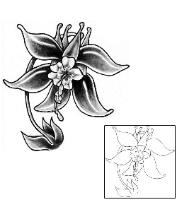 Lily Tattoo Plant Life tattoo | LGF-00037