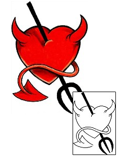 Devil - Demon Tattoo Horror tattoo | LGF-00058