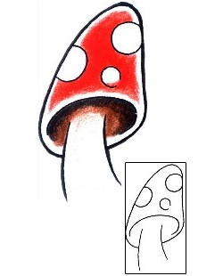 Mushroom Tattoo Miscellaneous tattoo | LGF-00096