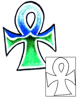 Ankh Tattoo Religious & Spiritual tattoo | LGF-00113