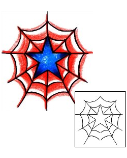Spider Web Tattoo Astronomy tattoo | LGF-00123
