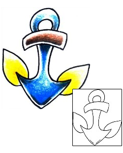 Anchor Tattoo Patronage tattoo | LGF-00127