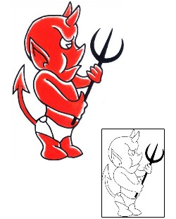 Devil - Demon Tattoo Horror tattoo | LGF-00145