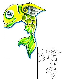 Fish Tattoo For Women tattoo | LGF-00197
