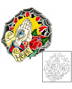 Rose Tattoo Religious & Spiritual tattoo | LGF-00201