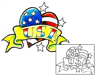 USA Tattoo Miscellaneous tattoo | LGF-00214