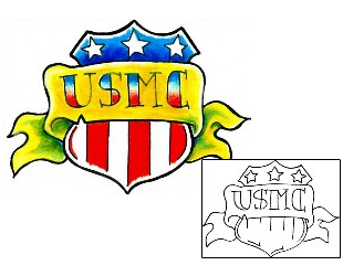 USA Tattoo Miscellaneous tattoo | LGF-00215