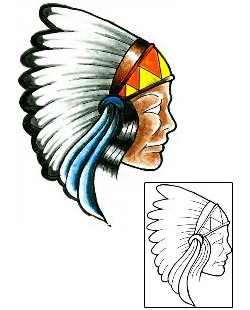 Native American Tattoo Miscellaneous tattoo | LGF-00218
