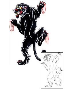 Panther Tattoo Animal tattoo | LGF-00240