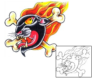 Panther Tattoo Miscellaneous tattoo | LGF-00243