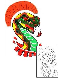 Reptile Tattoo Horror tattoo | LGF-00269