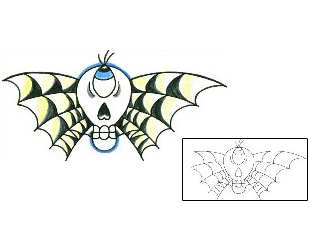 Spider Web Tattoo Horror tattoo | LGF-00275
