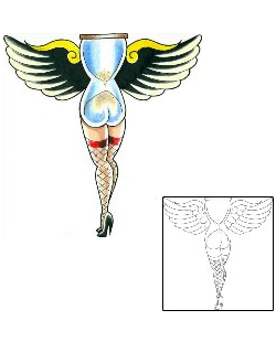 Hourglass Tattoo For Women tattoo | LGF-00279