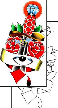 Dagger Tattoo horror-dagger-tattoos-levi-greenacres-lgf-00366