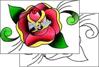 Rose Tattoo plant-life-rose-tattoos-levi-greenacres-lgf-00381