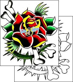 Rose Tattoo plant-life-rose-tattoos-levi-greenacres-lgf-00383