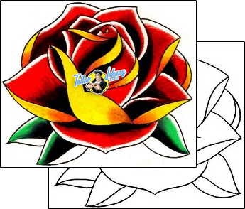 Rose Tattoo plant-life-rose-tattoos-levi-greenacres-lgf-00386
