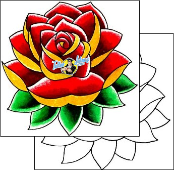 Rose Tattoo plant-life-rose-tattoos-levi-greenacres-lgf-00387