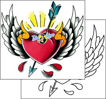 Heart Tattoo for-women-heart-tattoos-levi-greenacres-lgf-00445
