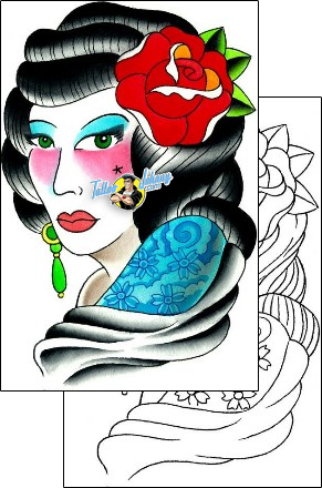 Woman Tattoo geisha-tattoos-levi-greenacres-lgf-00475