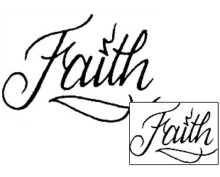 Faith Tattoo LGF-00483