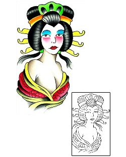 Asian Tattoo Himari Geisha Tattoo