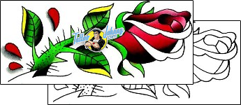 Rose Tattoo plant-life-rose-tattoos-levi-greenacres-lgf-00513