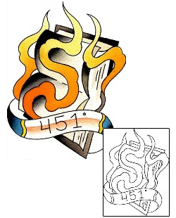 Fire – Flames Tattoo Miscellaneous tattoo | LGF-00525