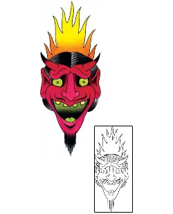 Devil - Demon Tattoo Miscellaneous tattoo | LGF-00537
