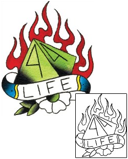 Fire – Flames Tattoo For Life Tattoo