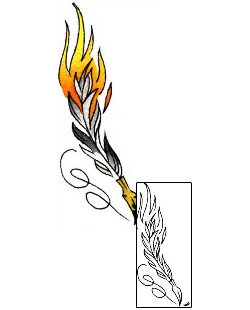 Feather Tattoo Miscellaneous tattoo | LGF-00549