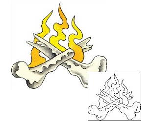 Fire – Flames Tattoo Miscellaneous tattoo | LGF-00556