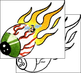 Fire – Flames Tattoo miscellaneous-fire-tattoos-levi-greenacres-lgf-00562